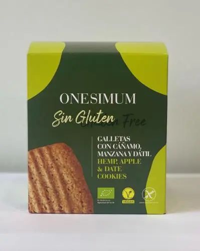 無麩質(zhì)火麻、蘋果和紅棗餅干